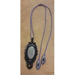 Pendentif avec Obsidienne